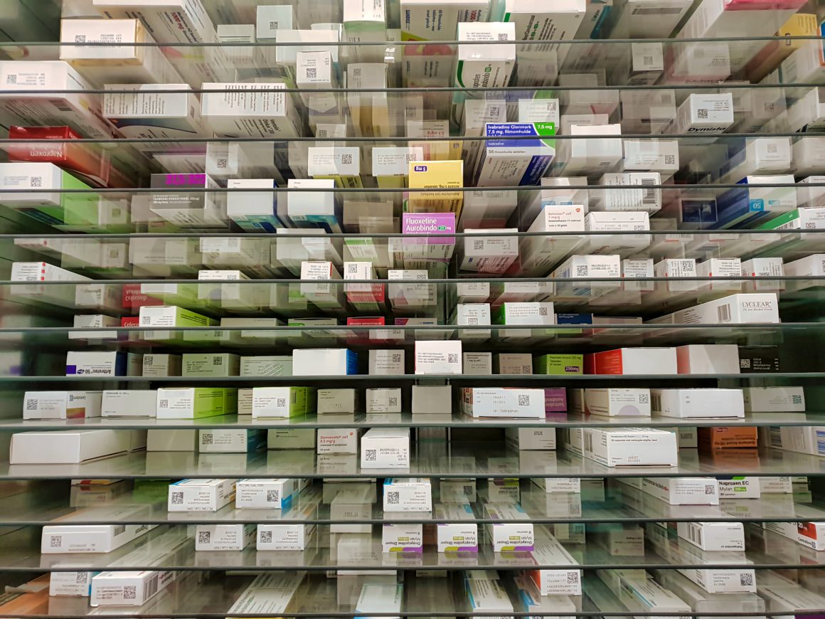Medicine packs in automated pharmacy storage